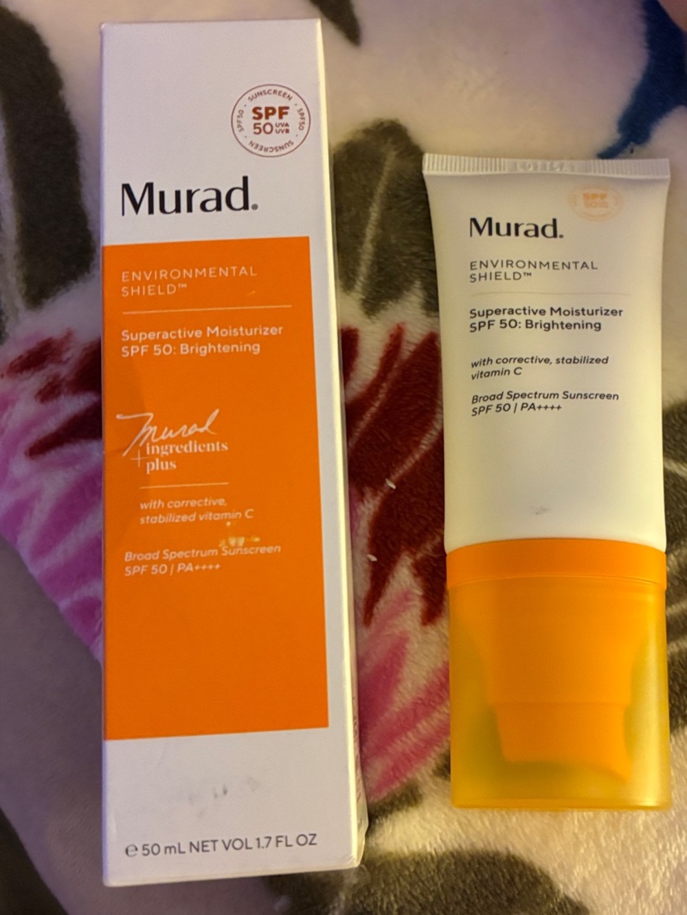 Murad Superactive Moisturizer SPF 50 Brightening 1.7 oz New